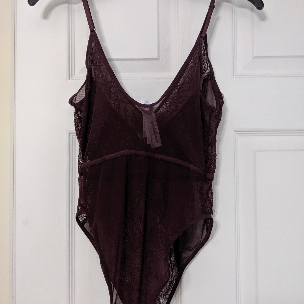 Maroon lingerie